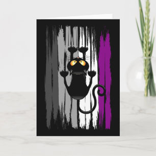 Carte Chat de chaos d'escalade Ace Pride Drôle Aual Grat