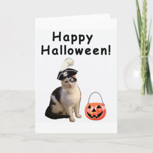 Carte Chat de Halloween
