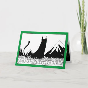 Carte Chat de Noël islandais