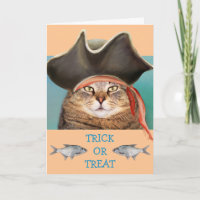 Chat De Pirate Et Halloween De Poisson