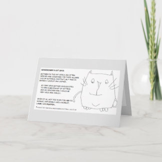 Carte Chat de Schrodinger : Fête des mères