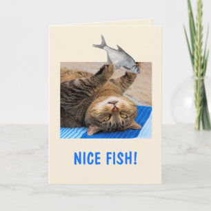 Carte Chat Et Poisson Anniversaire