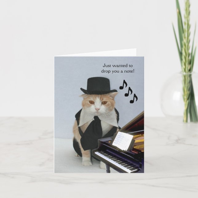 Carte Chat Funny personnalisable (Devant)