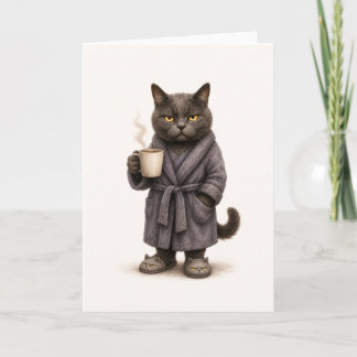 Carte Chat Humeur Matinale