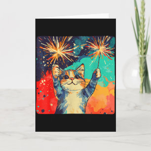Carte Chat mignon célébrant pour les amoureux de la bonn