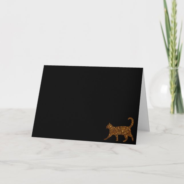 Carte Chat mousseux (Devant)