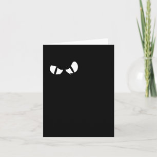 Carte Chat noir Joyeux Halloween Drôle de chaton dessin 