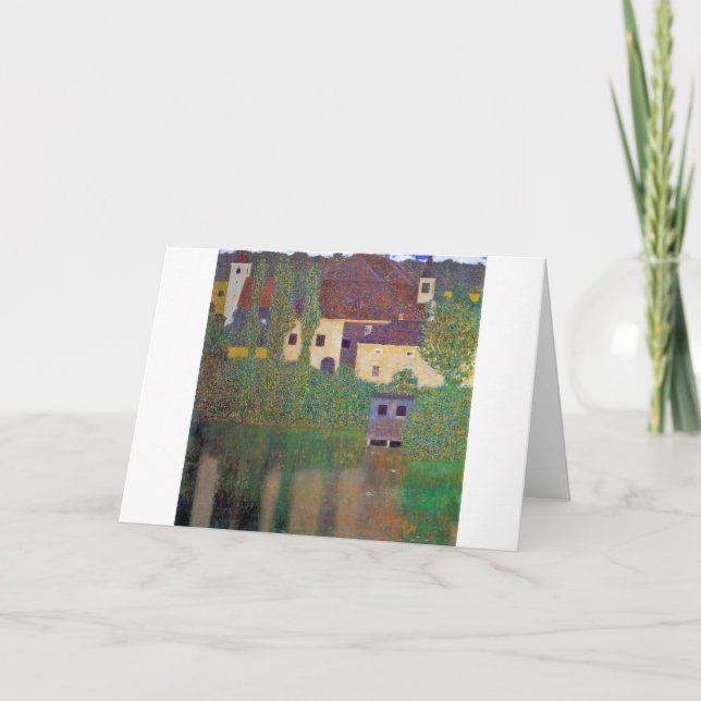 Carte Château aquatique, Gustav Klimt (Devant)