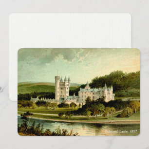 Carte Château Balmoral 1897 restauré haute résolution