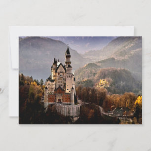 Carte Château de Neuschwanstein Allemagne