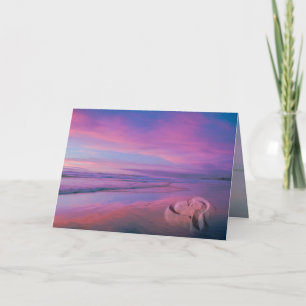 Carte Château de sable de l'amour