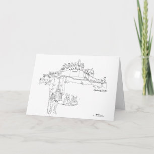 Carte Château d'Édimbourg, Écosse