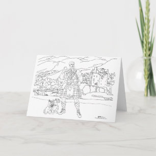 Carte Château d'Eilean Donan, Écosse