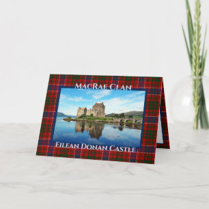 Carte Château d'Eilean Donan personnalisé - Clan MacRae