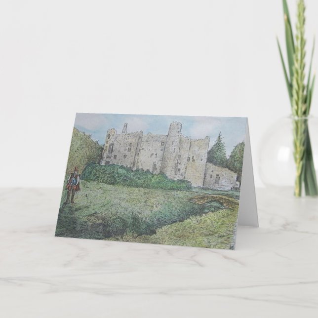 Carte château et joueur de pipeau (Devant)