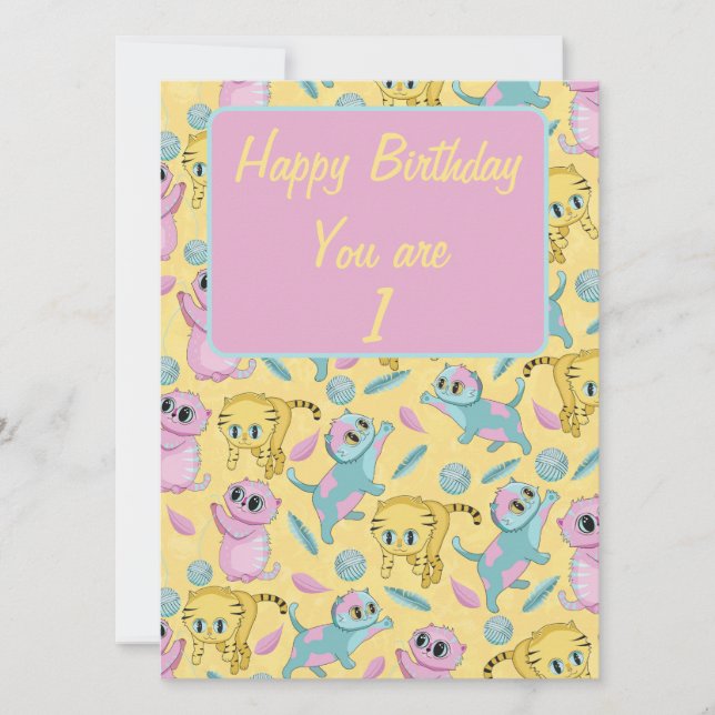 Carte Chatons (Devant)