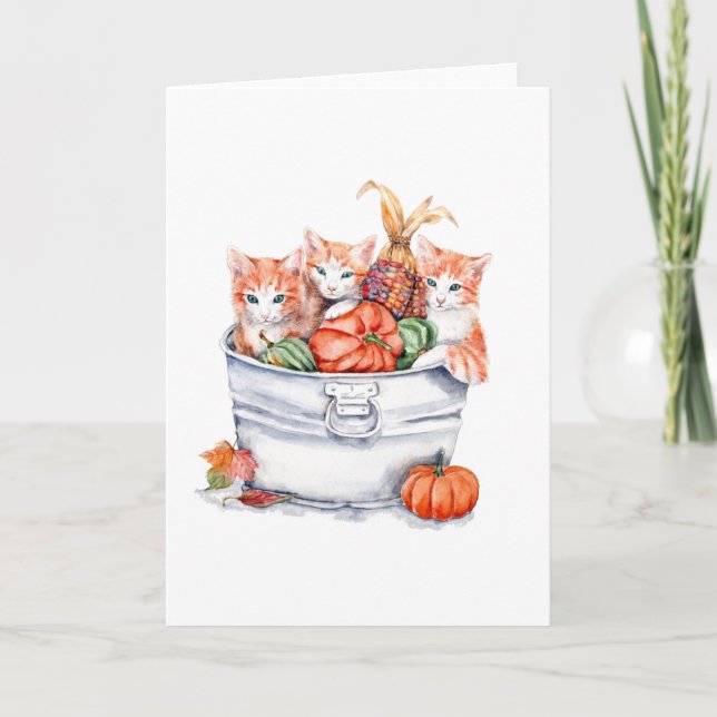Carte Chatons de la récolte (Devant)