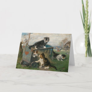 Carte Chatons Jouer   Julius Adam le Jeune