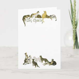 Carte Chats, Alexandre Steinlen