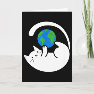 Carte Chats Contrôlent Le Monde Impression