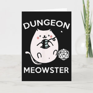 Carte Chats de joueur de Rpg Quête secondaire Drôle Nerd