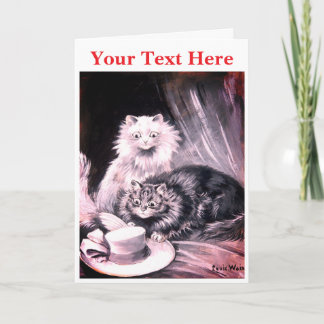 Carte Chats de Louis Wain
