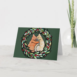 Carte Chats de Yule Kitty                               