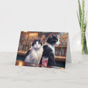 Carte Chats qui s'ignorent Happy Hour bar