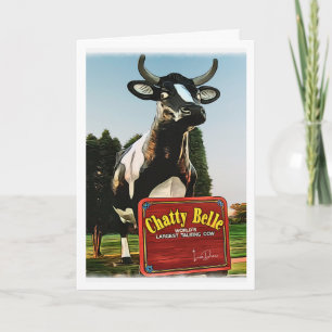 Carte Chatty Belle - La plus grande vache à parler au mo