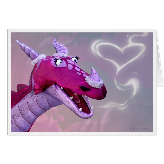 Carte chaude de dragon de Smokin (Devant horizontal)