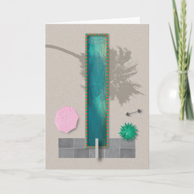 Carte chaude de piscine de Festivus de climat de (Devant)