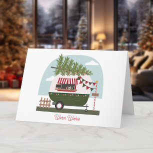 Carte Chauds Chaud Cocaca Camper Noël