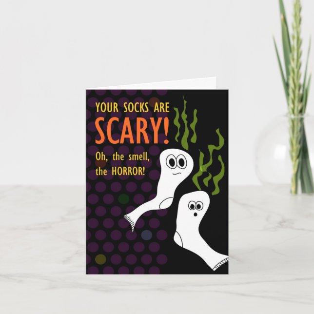 Carte Chaussettes Horribly Smelley (Devant)