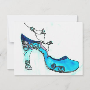 Carte Chaussure en verre