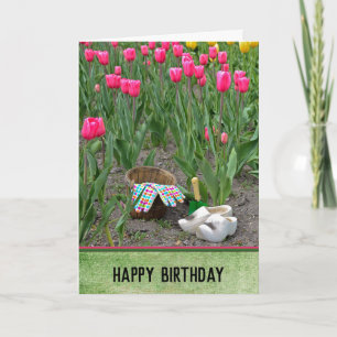 Carte Chaussures Néerlandaises En Bois Anniversaire Dans