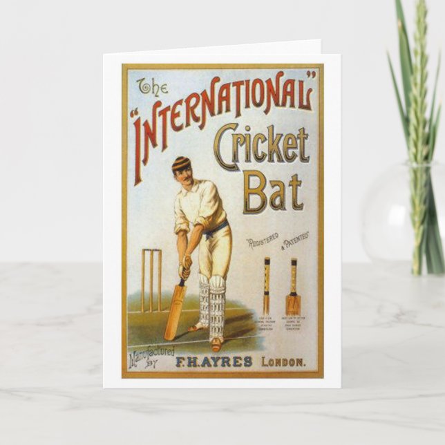 Carte Chauve-souris de cricket (Devant)
