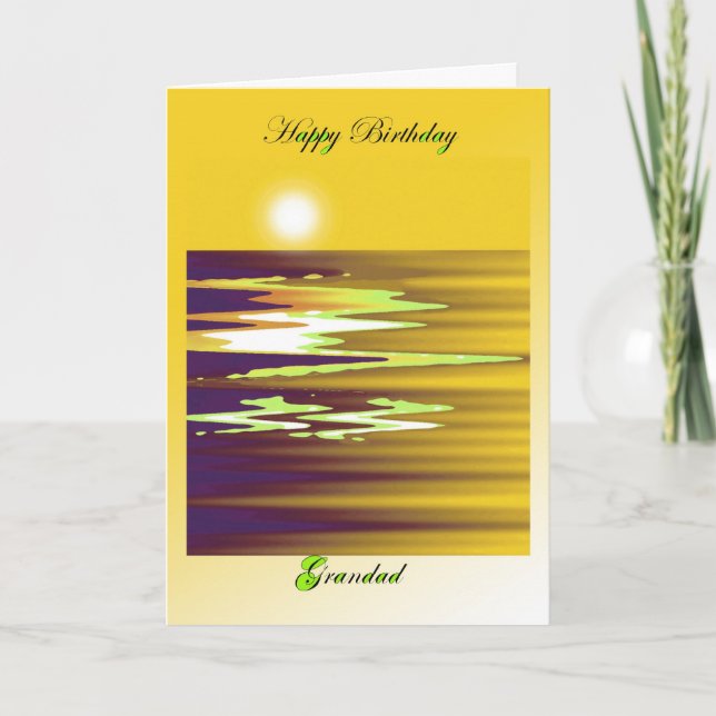 Carte cheason de brenda de papy de joyeux anniversaire (Devant)