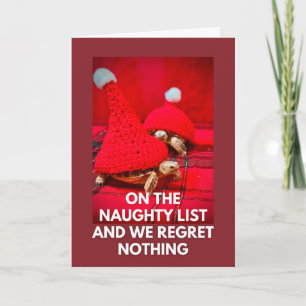 Carte Cheeky Baby Turtles Best Friends Naughty List