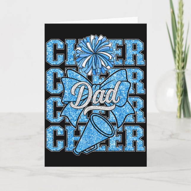 Carte Cheer Papa Papa Bow Srt Pom-Pom Fille Cheerleading (Devant)