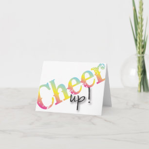 Carte Cheer Up get well soon card