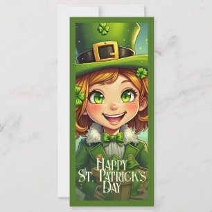 Carte Cheerful Leprechaun - Saint Patrick's Day Lucky Ch