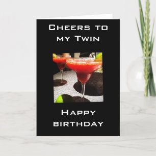 CARTE CHEERS À MON VIN À NOTRE ANNIVERSAIRE