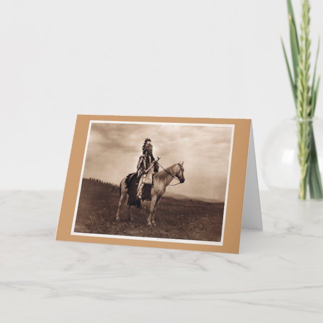 Carte Chef de guerre vintage (Devant)