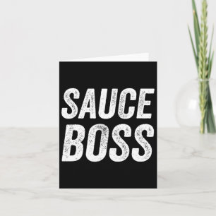 Carte Chef de sauce Bbq Cuisine Humorousa