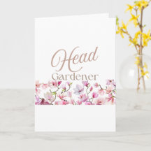 Chef Jardinier Fleurs Cadeau de Fête des Mères et 
