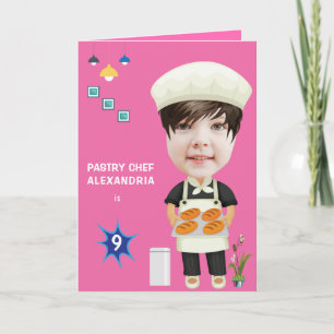 Carte Chef pâtissier 🎂 Tête dans le trou le plus grand 