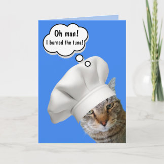 Carte Chef Rupie Chat Anniversaire