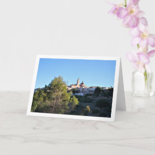 Carte Chelva Town on Mountain, Espagne