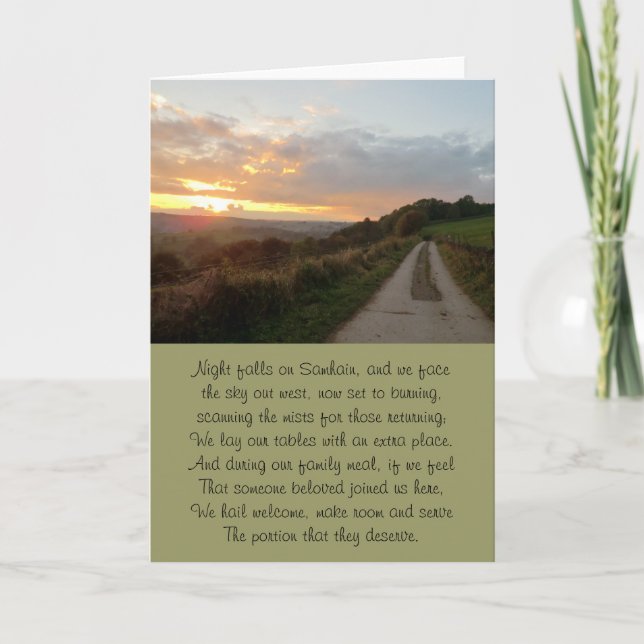 Carte Chemin d'accès Samhain Sunset (Devant)