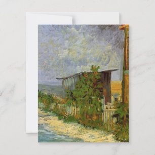 Carte Chemin de Montmartre et Tournesols par Vincent van